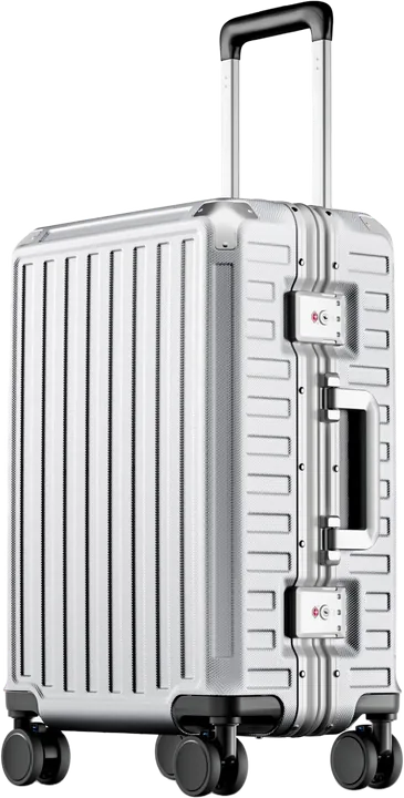 LUGGEX ZX Carry-On 20" Zipperless Aluminum Frame
