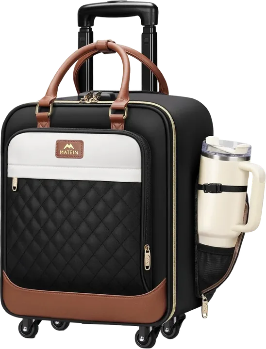 MATEIN Underseat Carry On Rolling Luggage 16"