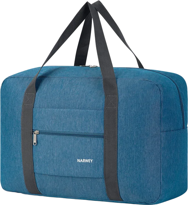 Narwey Foldable Travel Duffel Tote for Spirit Airlines Personal Item Bag - 1112 Thick Series